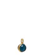 Prime Pendant - Gold Halskæde Hængesmykke Blue Julie Sandlau