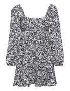 Anf Womens Dresses Kort Kjole Multi/patterned Abercrombie & Fitch