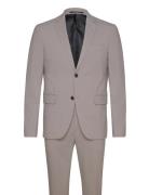 Plain Mens Suit - Normal Length Habit Beige Lindbergh