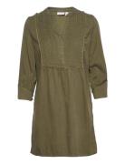 Vimakenna 3/4 Dress C9/Su/1 Kort Kjole Khaki Green Vila