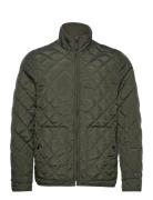 Fjord Quilted Reversible Jacket - G Quiltet Jakke Green Knowledge Cott...