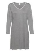 Jacqueline Long-Sleeved Dress Nattøj Grey CCDK Copenhagen