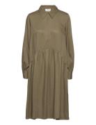 Aria Dress Kort Kjole Khaki Green NORR