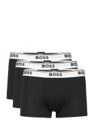 Trunk 3P Power Boxershorts Black BOSS