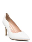 Biachic Wave Pump Nappa Shoes Heels Pumps Classic White Bianco