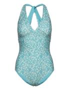 Maui Swimsuit Badedragt Badetøj Blue Abecita