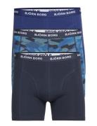 Cotton Stretch Boxer 3P Boxershorts Blue Björn Borg