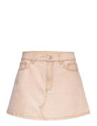 Pluto Denim Skirt Kort Nederdel Beige HOLZWEILER