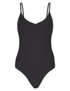 Solid Bea Swimsuit Badedragt Badetøj Black Becksöndergaard