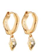 Diamona Earrings Gold Citrin Accessories Jewellery Earrings Hoops Gold...