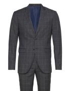 Jprfranco Check Suit Sn Habit Navy Jack & J S