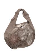 Net Shoulder Bag Shopper Taske Grey The Organic Company