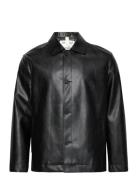 Alfred Faux Leather Læderjakke Skindjakke Black Brixtol Textiles