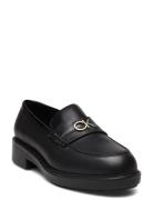 Rubber Sole Loafer W/Hw Loafers Flade Sko Black Calvin Klein