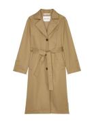 Woven Coats Trenchcoat Frakke Beige Marc O'Polo