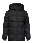 Jjetoby Puffer Hood Sn Jnr Foret Jakke Black Jack & J S