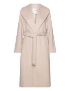 Slfrosa Wool Coat B Noos Outerwear Coats Winter Coats Cream Selected F...