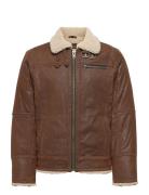 Axel Classic Pile Suede Jacket Læderjakke Skindjakke Brown Jofama