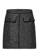 Bergeniabbmabella Skirt Kort Nederdel Black Bruuns Bazaar