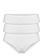 Brief 3 Pack Carin Bikini Reg Trusser, Tanga Briefs White Lindex