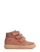 Gerd Tex Velcro Bootie Boots Støvler Pink Wheat