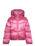 Jacket Puffer Foret Jakke Pink Lindex