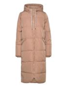 Long Puffer Jacket Foret Jakke Beige Coster Copenhagen