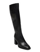 Women Boots Lange Støvler Black NEWD.Tamaris