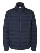 Slhbarry Quilted Jacket Noos Foret Jakke Navy Selected Homme