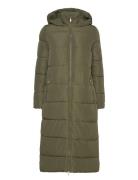 Onlanna X Long Hood Puffer Coat Cs Otw Foret Jakke Green ONLY