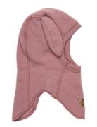 Wool Fullface W Bunny Ears Accessories Headwear Balaclava Pink Mikk-li...