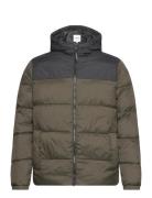 Jjetoby Puffer Hood Sn Foret Jakke Khaki Green Jack & J S