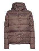 Down Jacket Foret Jakke Brown Ilse Jacobsen