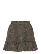 Skirt Flower Dot Dresses & Skirts Skirts Short Skirts Green Creamie