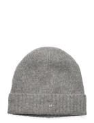 Unisex. Shield Wool Beanie Accessories Headwear Beanies Grey GANT