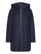 Women Coats Woven Regular Uldjakke Jakke Navy Esprit Casual