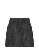 Nurubi Skirt Kort Nederdel Black Nümph