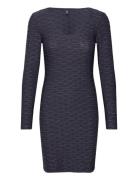 Onlastra L/S V-Neck Glitter Dress Jrs Kort Kjole Navy ONLY