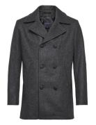 Pea Coat "Kermoor" Uldjakke Jakke Grey Armor Lux