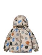 Polle Down Puffer Jacket Foret Jakke Cream Liewood