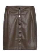 Chloe Skirt Kort Nederdel Brown Noella