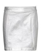 Skirt Amanda Kort Nederdel Silver Lindex