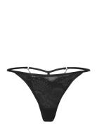 Lorena Hl String Tr G-streng Undertøj Black Hunkemöller