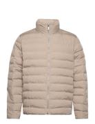 Slhbarry Quilted Jacket Noos Foret Jakke Beige Selected Homme