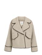 Objshiren Jacket Rep Outerwear Faux Fur White Object