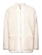 Rodebjer Alora Outerwear Faux Fur Cream RODEBJER