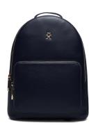 Th Essential Sc Backpack Corp Rygsæk Taske Blue Tommy Hilfiger