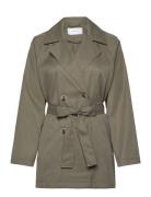 Vijancine L/S Trenchcoat - Noos Trenchcoat Frakke Green Vila