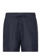 Medium Drawstring Badeshorts Navy Tommy Hilfiger