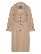 Carchloe Life Trenchcoat Single B.otw Trenchcoat Frakke Beige ONLY Car...